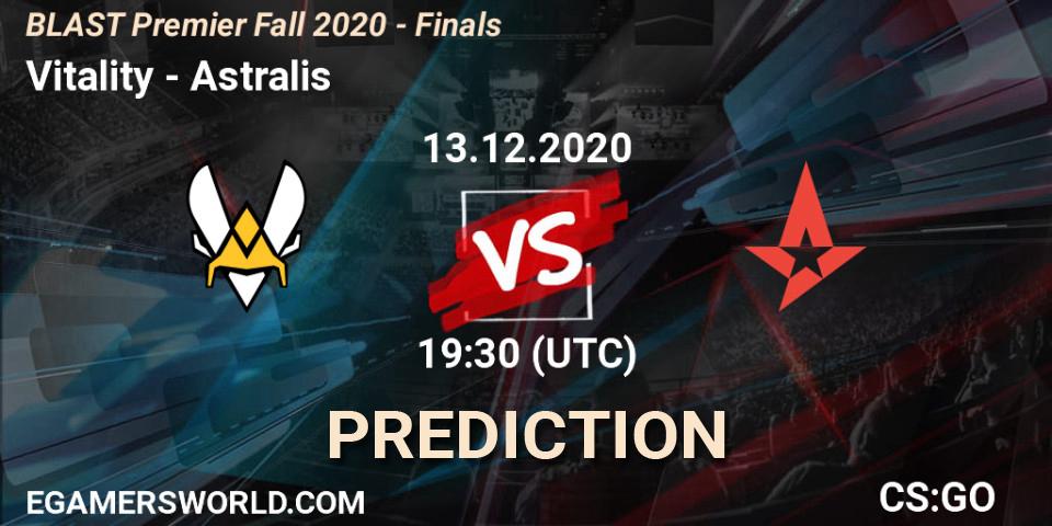 Vitality - Astralis: прогноз. 13.12.20, CS2 (CS:GO), BLAST Premier Fall 2020 - Finals