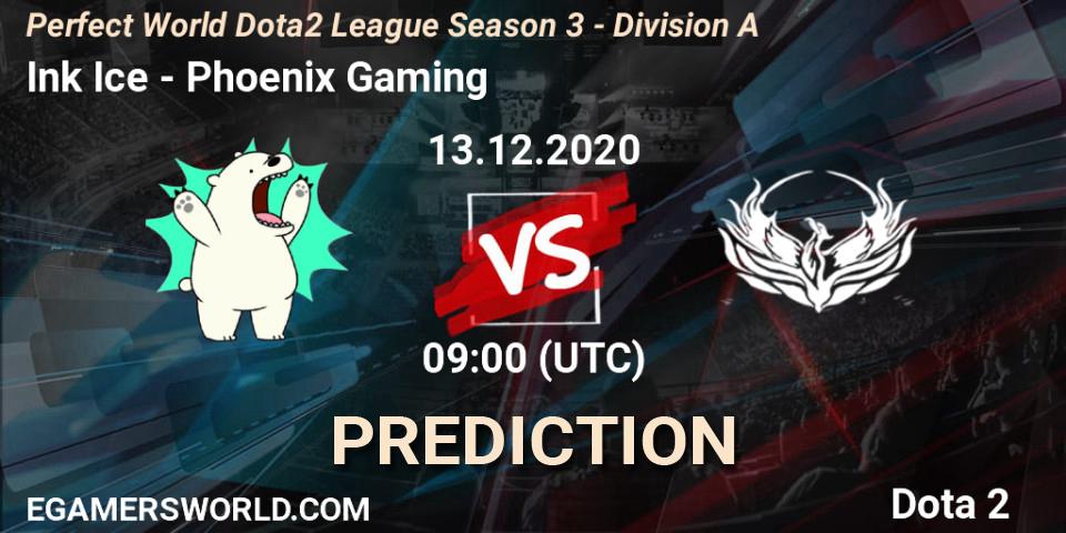 Ink Ice - Phoenix Gaming: прогноз. 13.12.2020 at 09:12, Dota 2, Perfect World Dota2 League Season 3 - Division A