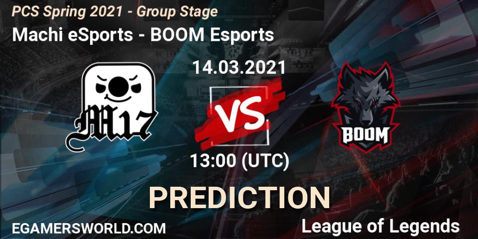 Machi eSports - BOOM Esports: прогноз. 14.03.2021 at 13:00, LoL, PCS Spring 2021 - Group Stage