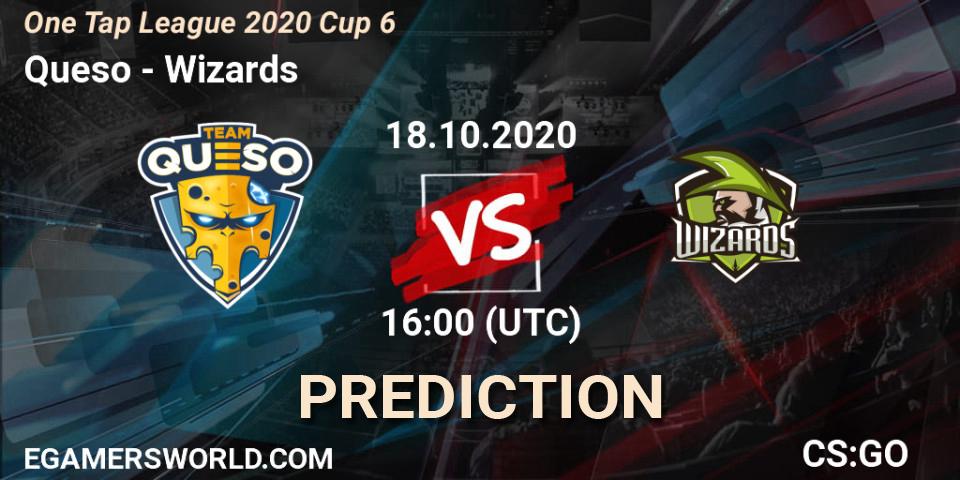Queso - Wizards: прогноз. 18.10.2020 at 16:00, Counter-Strike (CS2), One Tap League 2020 Cup 6