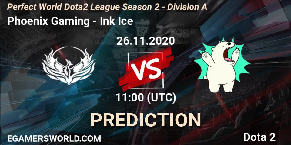 Phoenix Gaming - Ink Ice: прогноз. 26.11.2020 at 11:42, Dota 2, Perfect World Dota2 League Season 2 - Division A