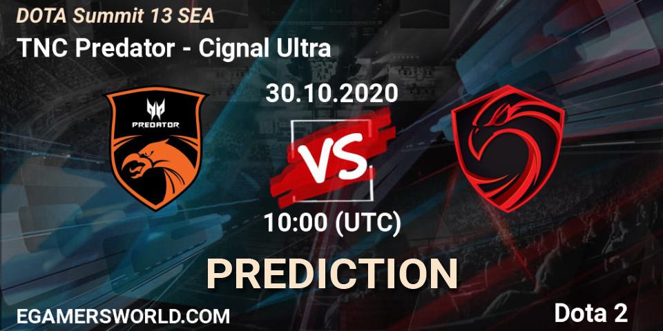 TNC Predator - Cignal Ultra: прогноз. 27.10.2020 at 08:17, Dota 2, DOTA Summit 13: SEA