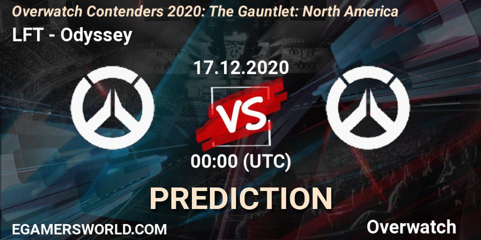 LFT - Odyssey: прогноз. 17.12.2020 at 00:30, Overwatch, Overwatch Contenders 2020: The Gauntlet: North America