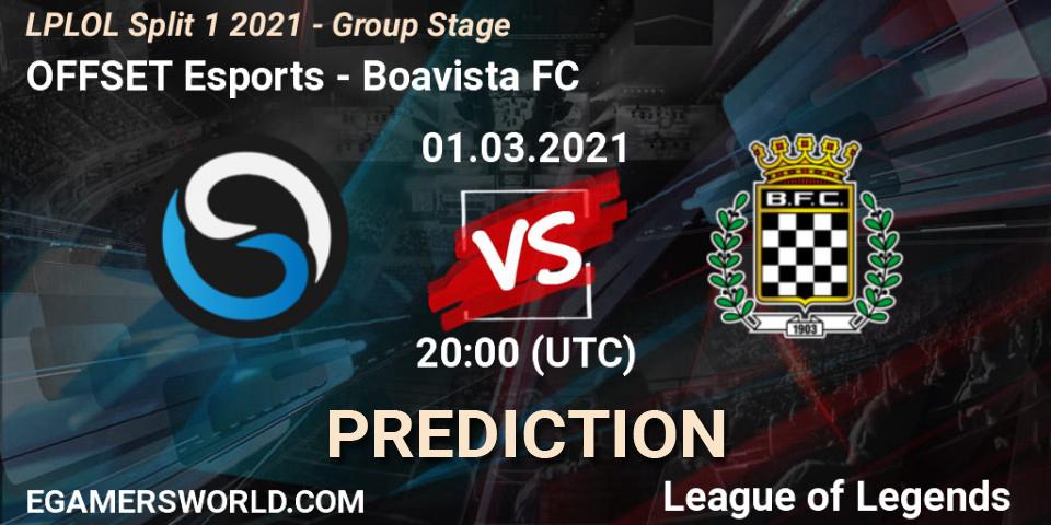 OFFSET Esports - Boavista FC: прогноз. 01.03.2021 at 20:00, LoL, LPLOL Split 1 2021 - Group Stage