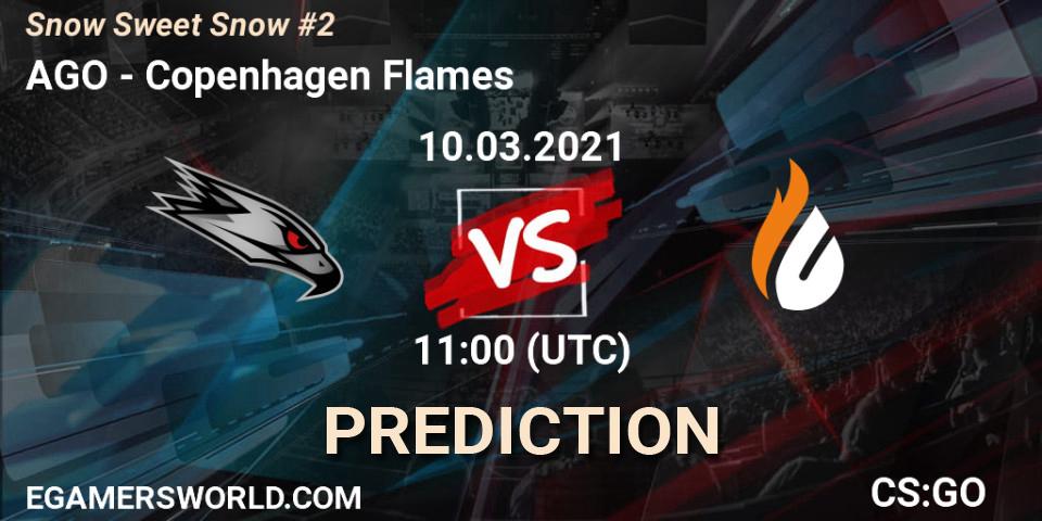 AGO - Copenhagen Flames: прогноз. 10.03.2021 at 11:00, Counter-Strike (CS2), Snow Sweet Snow #2