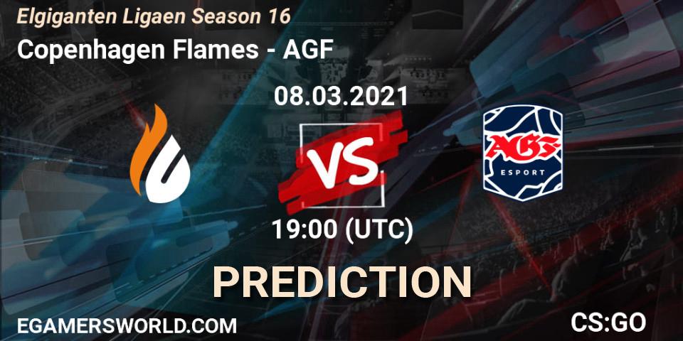 Copenhagen Flames - AGF: прогноз. 08.03.2021 at 19:00, Counter-Strike (CS2), Elgiganten Ligaen Season 16