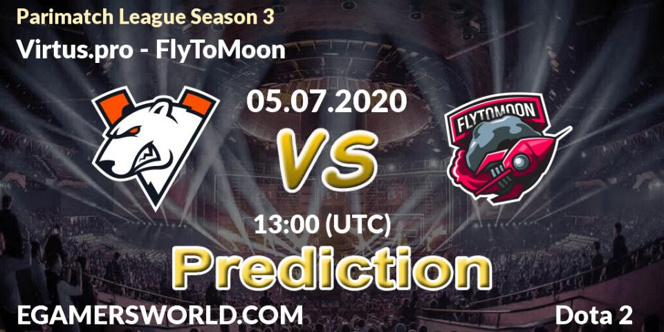 Virtus.pro - FlyToMoon: прогноз. 05.07.20, Dota 2, Parimatch League Season 3