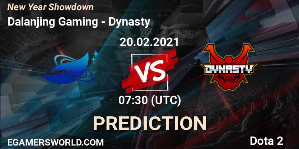Dalanjing Gaming - Dynasty: прогноз. 20.02.2021 at 08:14, Dota 2, New Year Showdown