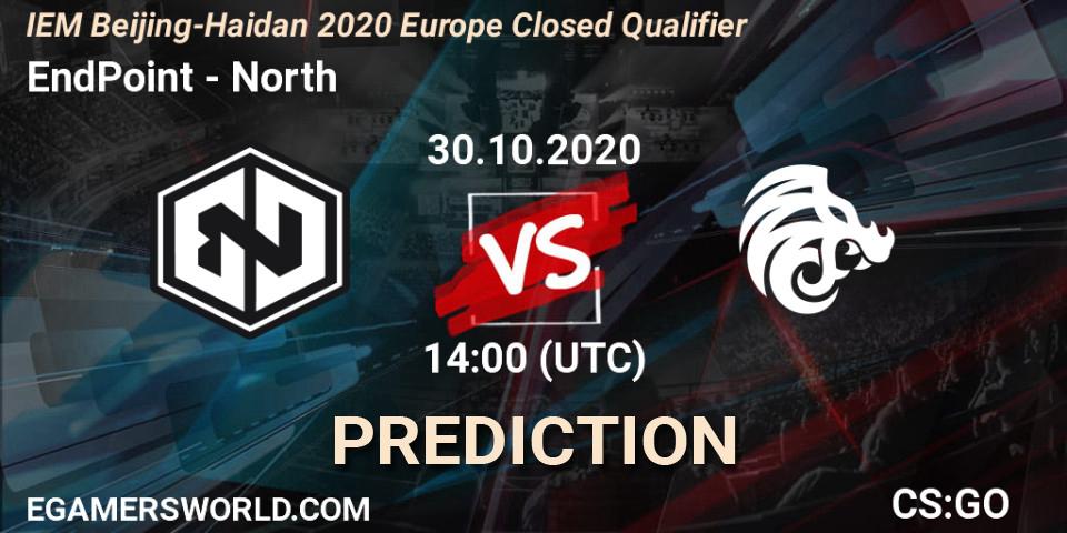 EndPoint - North: прогноз. 30.10.2020 at 14:00, Counter-Strike (CS2), IEM Beijing-Haidian 2020 Europe Closed Qualifier