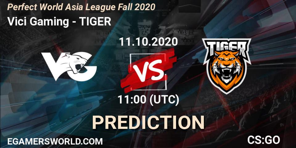 Vici Gaming - TIGER: прогноз. 11.10.2020 at 11:00, Counter-Strike (CS2), Perfect World Asia League Fall 2020