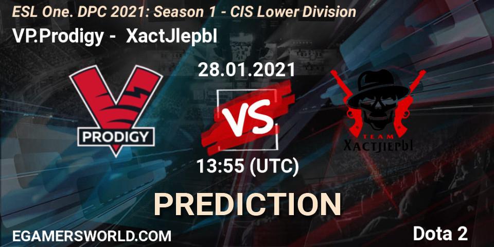VP.Prodigy - XactJlepbI: прогноз. 28.01.21, Dota 2, ESL One. DPC 2021: Season 1 - CIS Lower Division