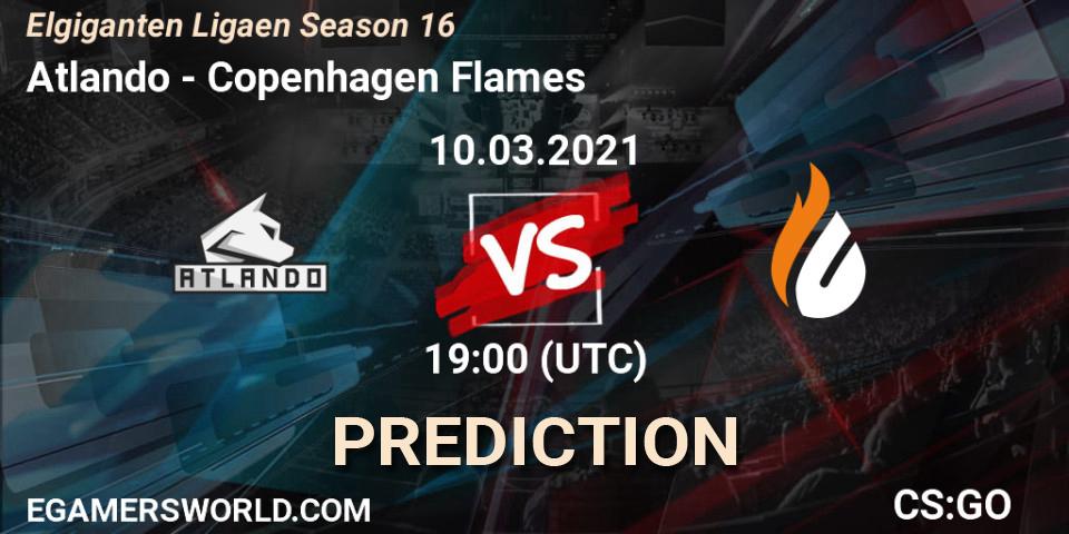Atlando - Copenhagen Flames: прогноз. 10.03.2021 at 19:00, Counter-Strike (CS2), Elgiganten Ligaen Season 16