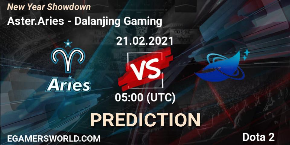 Aster.Aries - Dalanjing Gaming: прогноз. 21.02.2021 at 05:06, Dota 2, New Year Showdown