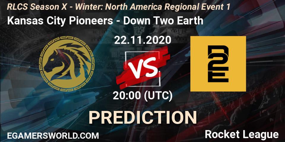 Kansas City Pioneers - Down Two Earth: прогноз. 22.11.2020 at 20:00, Rocket League, RLCS Season X - Winter: North America Regional Event 1