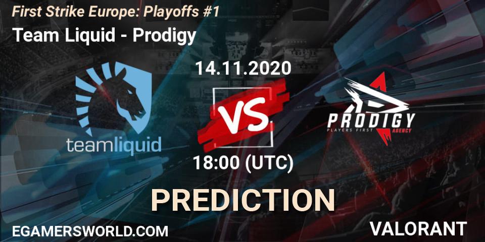 Team Liquid - Prodigy: прогноз. 14.11.20, VALORANT, First Strike Europe: Playoffs #1