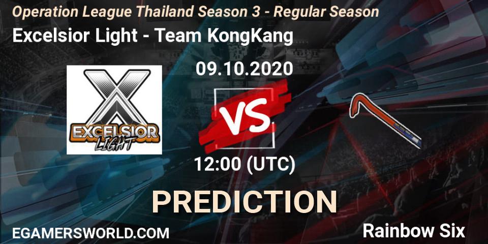 Excelsior Light - Team KongKang: прогноз. 09.10.2020 at 12:00, Rainbow Six, Operation League Thailand Season 3 - Regular Season
