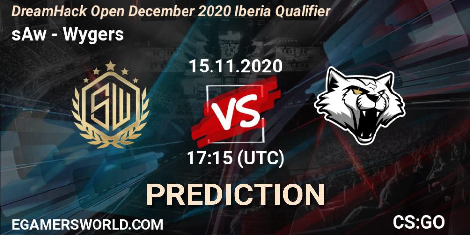 sAw - Wygers: прогноз. 15.11.2020 at 17:15, Counter-Strike (CS2), DreamHack Open December 2020 Iberia Qualifier