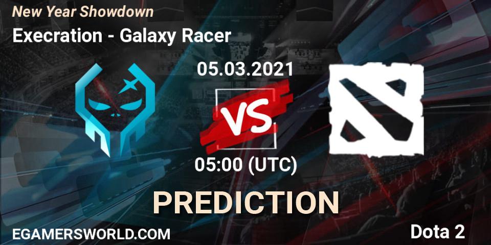 Execration - Galaxy Racer: прогноз. 05.03.2021 at 05:10, Dota 2, New Year Showdown