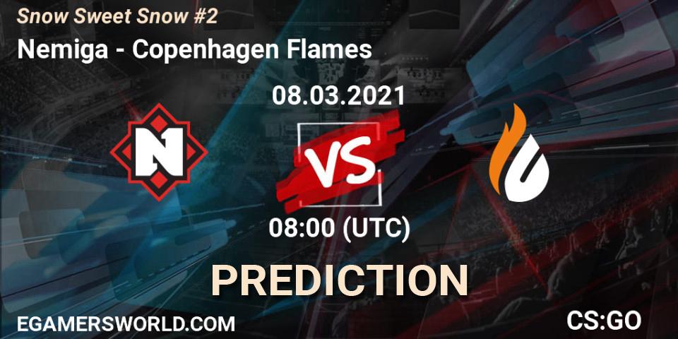 Nemiga - Copenhagen Flames: прогноз. 08.03.2021 at 08:00, Counter-Strike (CS2), Snow Sweet Snow #2