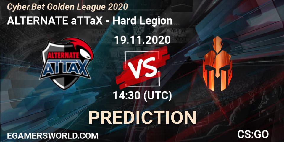 ALTERNATE aTTaX - Hard Legion: прогноз. 19.11.20, CS2 (CS:GO), Cyber.Bet Golden League 2020