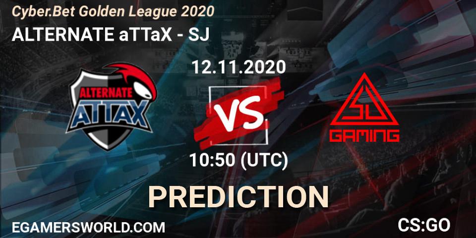 ALTERNATE aTTaX - SJ: прогноз. 12.11.2020 at 10:50, Counter-Strike (CS2), Cyber.Bet Golden League 2020