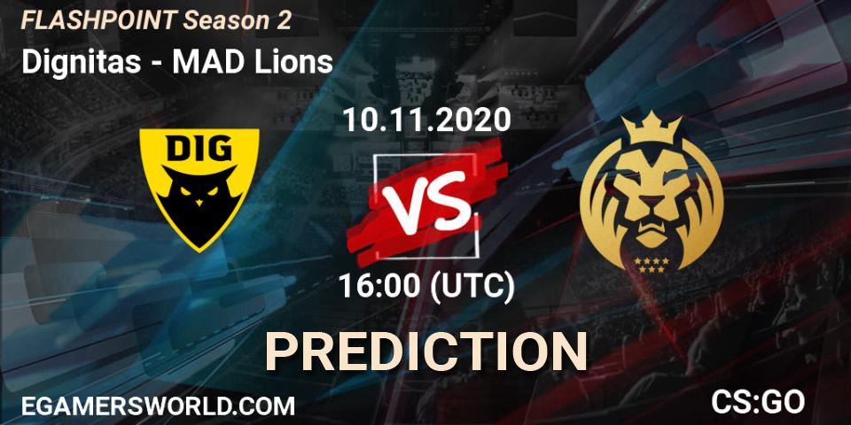 Dignitas - MAD Lions: прогноз. 11.11.2020 at 13:00, Counter-Strike (CS2), Flashpoint Season 2