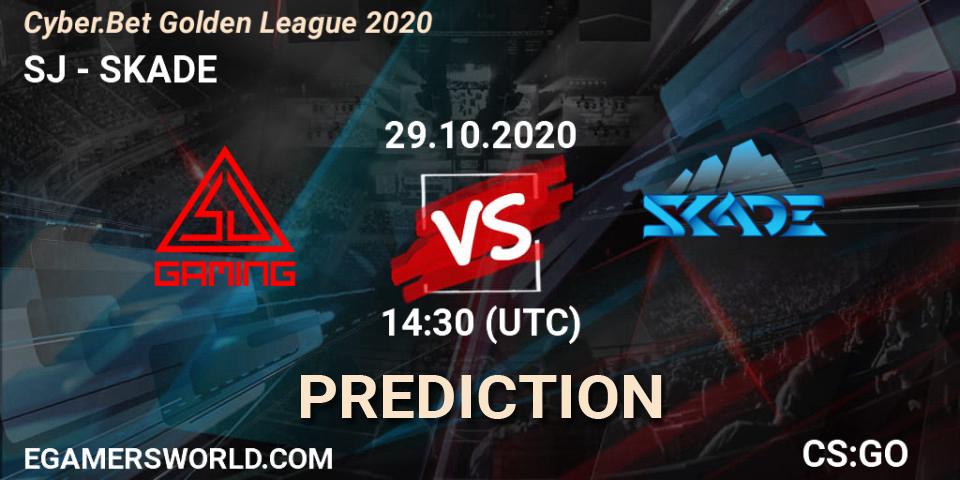 SJ - SKADE: прогноз. 29.10.2020 at 14:30, Counter-Strike (CS2), Cyber.Bet Golden League 2020