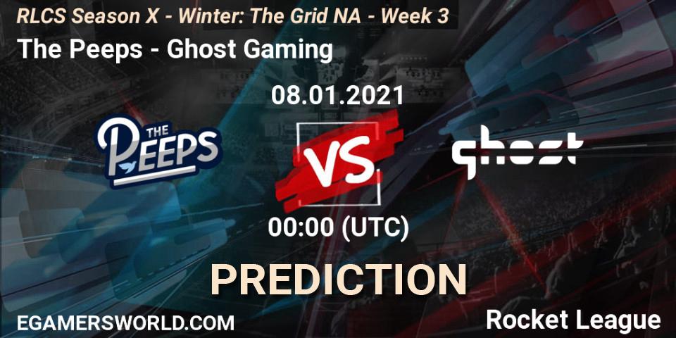 The Peeps - Ghost Gaming: прогноз. 15.01.2021 at 00:00, Rocket League, RLCS Season X - Winter: The Grid NA - Week 3