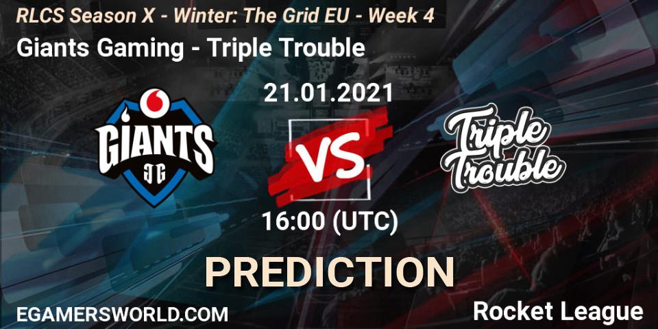 Giants Gaming - Triple Trouble: прогноз. 21.01.21, Rocket League, RLCS Season X - Winter: The Grid EU - Week 4