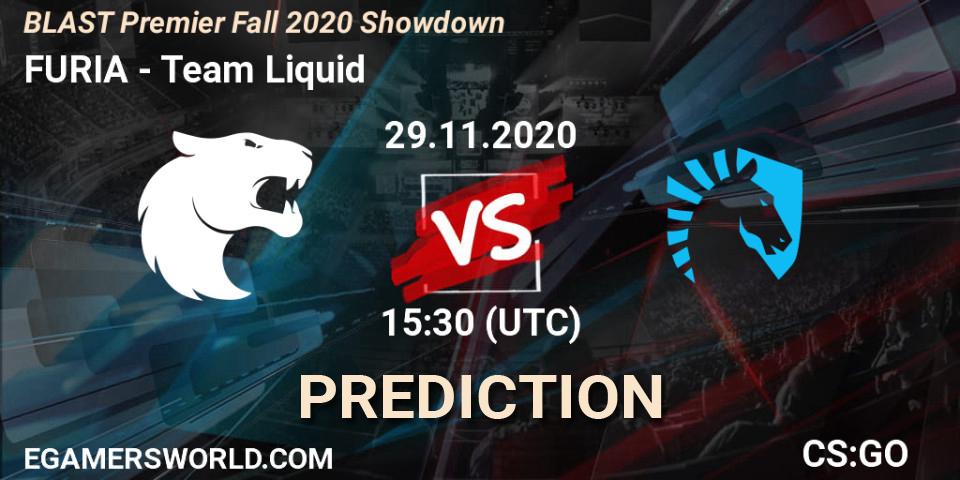 FURIA - Team Liquid: прогноз. 29.11.20, CS2 (CS:GO), BLAST Premier Fall 2020 Showdown