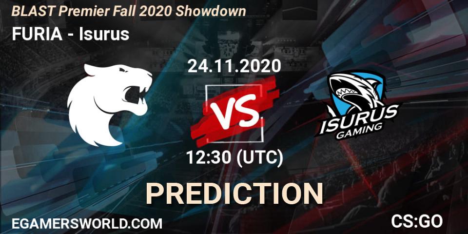 FURIA - Isurus: прогноз. 24.11.2020 at 18:30, Counter-Strike (CS2), BLAST Premier Fall 2020 Showdown