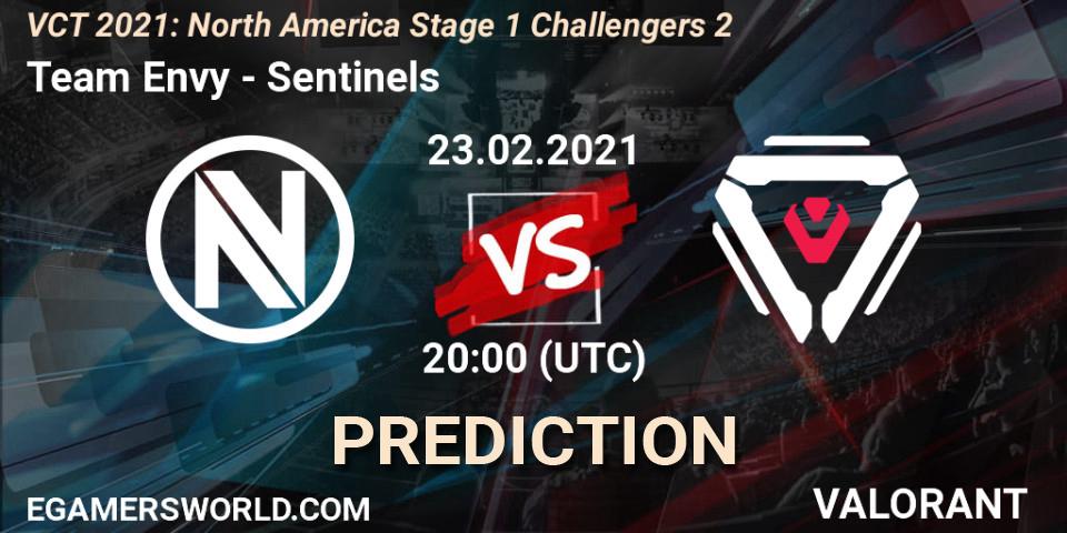 Team Envy - Sentinels: прогноз. 23.02.2021 at 20:00, VALORANT, VCT 2021: North America Stage 1 Challengers 2