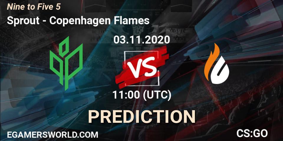 Sprout - Copenhagen Flames: прогноз. 03.11.2020 at 11:40, Counter-Strike (CS2), Nine to Five 5