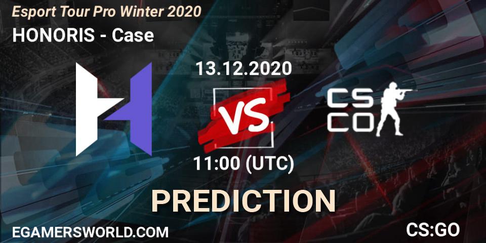 HONORIS - Case: прогноз. 13.12.20, CS2 (CS:GO), Esport Tour Pro Winter 2020
