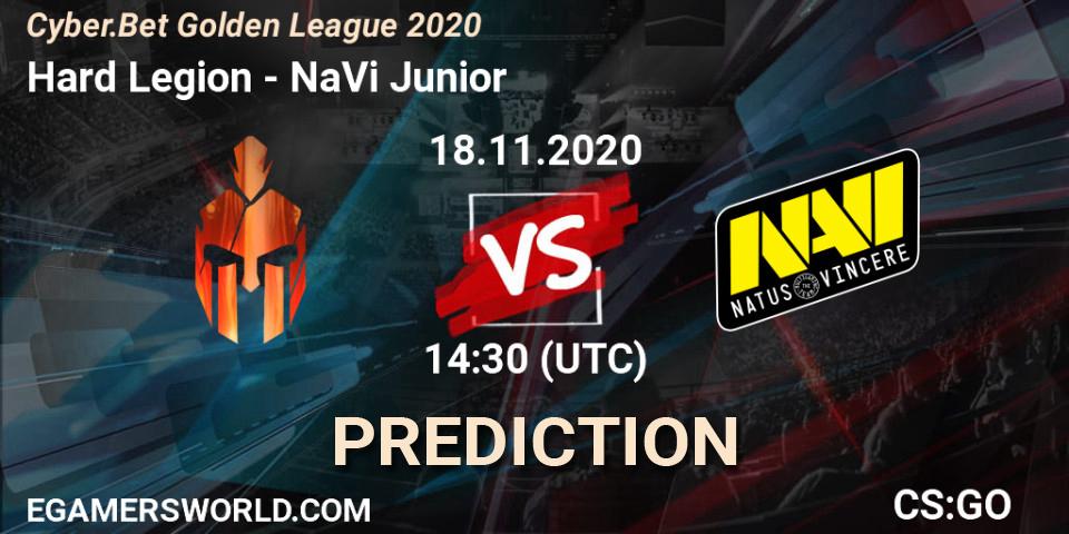 Hard Legion - NaVi Junior: прогноз. 18.11.20, CS2 (CS:GO), Cyber.Bet Golden League 2020