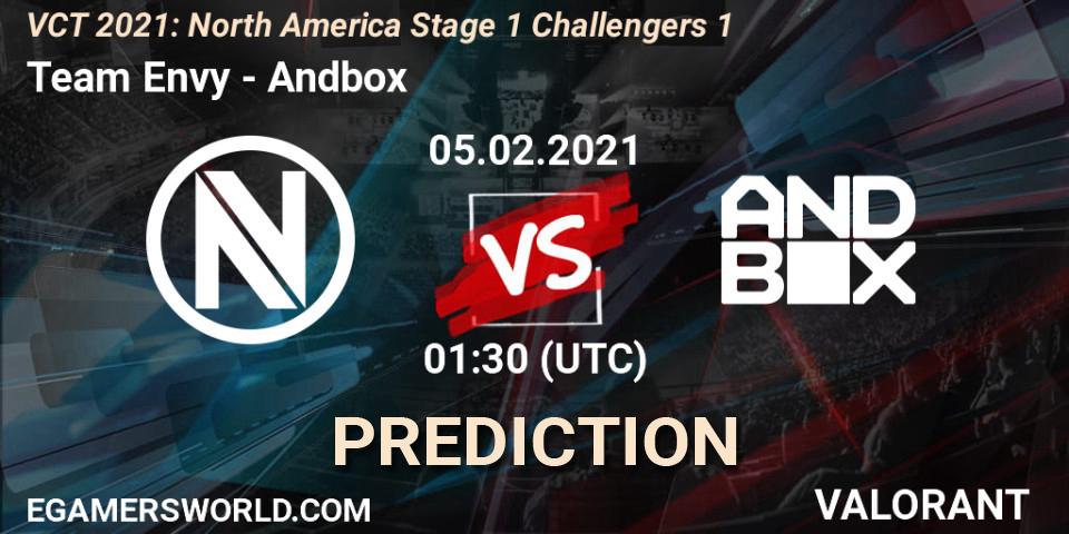 Team Envy - Andbox: прогноз. 04.02.2021 at 23:00, VALORANT, VCT 2021: North America Stage 1 Challengers 1