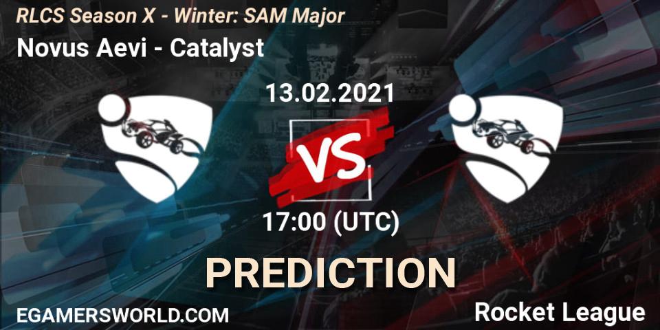 Novus Aevi - Catalyst: прогноз. 13.02.2021 at 17:00, Rocket League, RLCS Season X - Winter: SAM Major