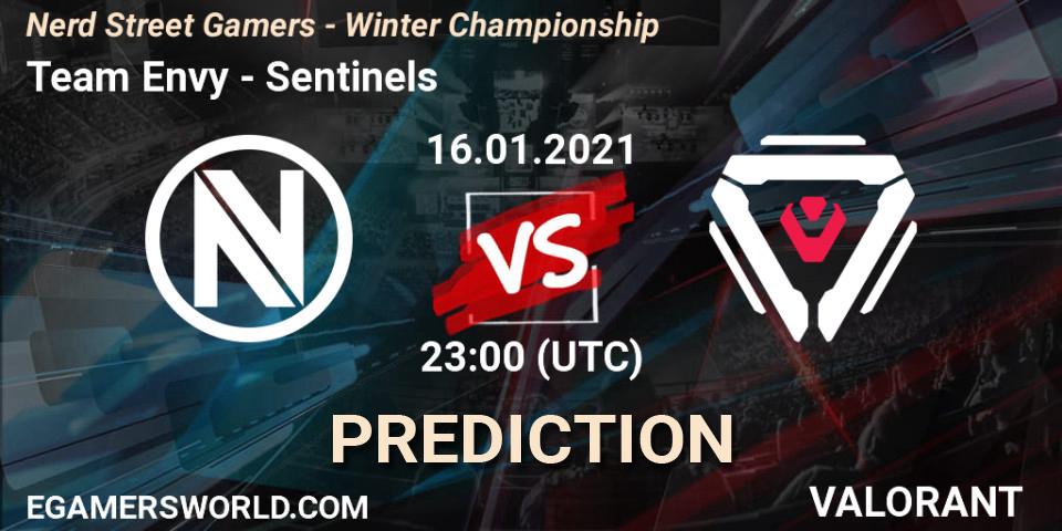 Team Envy - Sentinels: прогноз. 16.01.2021 at 20:00, VALORANT, Nerd Street Gamers - Winter Championship