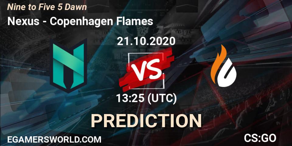 Nexus - Copenhagen Flames: прогноз. 21.10.2020 at 13:25, Counter-Strike (CS2), Nine to Five 5 Dawn