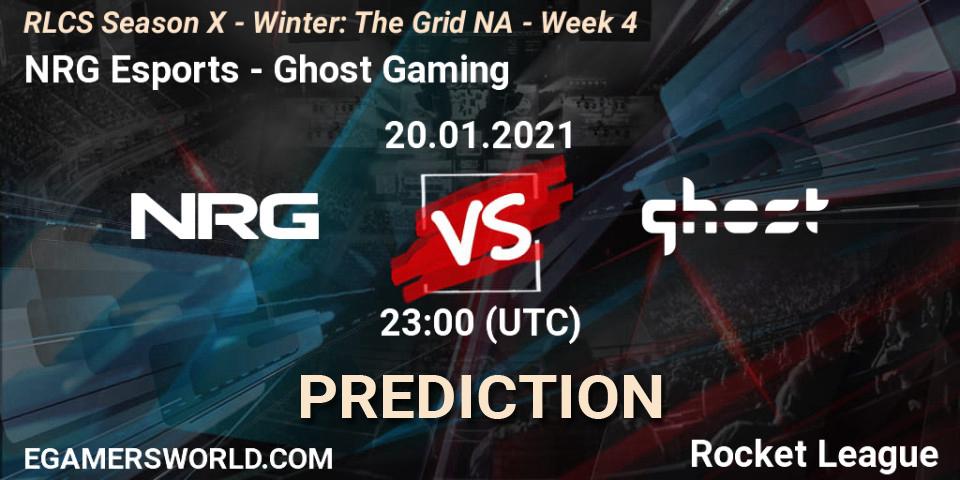 NRG Esports - Ghost Gaming: прогноз. 20.01.2021 at 23:00, Rocket League, RLCS Season X - Winter: The Grid NA - Week 4