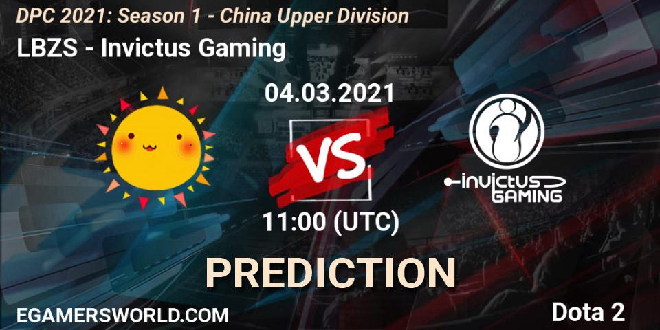 LBZS - Invictus Gaming: прогноз. 04.03.2021 at 11:01, Dota 2, DPC 2021: Season 1 - China Upper Division