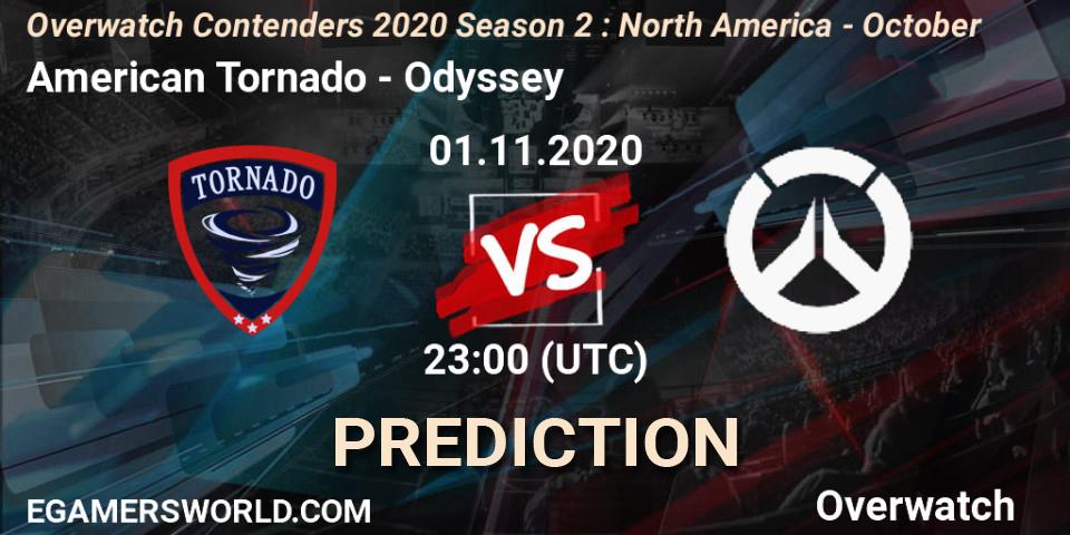American Tornado - Odyssey: прогноз. 01.11.2020 at 23:00, Overwatch, Overwatch Contenders 2020 Season 2: North America - October