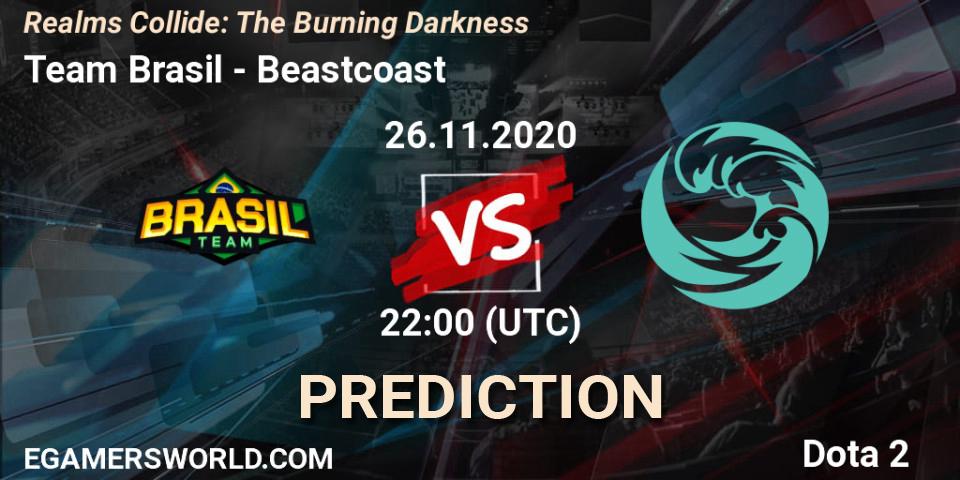 Team Brasil - Beastcoast: прогноз. 26.11.2020 at 22:51, Dota 2, Realms Collide: The Burning Darkness