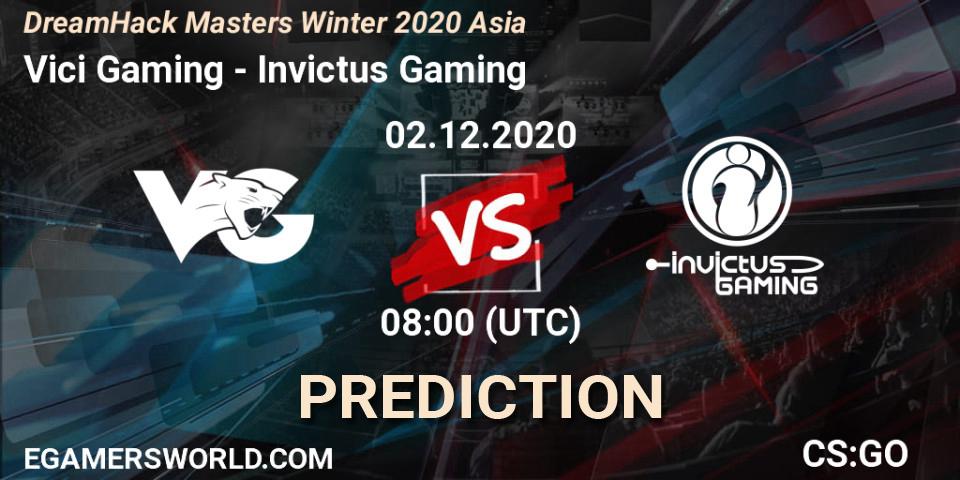 Vici Gaming - Invictus Gaming: прогноз. 02.12.2020 at 08:50, Counter-Strike (CS2), DreamHack Masters Winter 2020 Asia