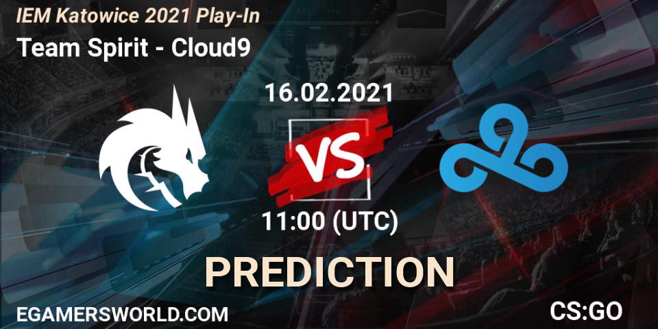 Team Spirit - Cloud9: прогноз. 16.02.2021 at 11:00, Counter-Strike (CS2), IEM Katowice 2021 Play-In