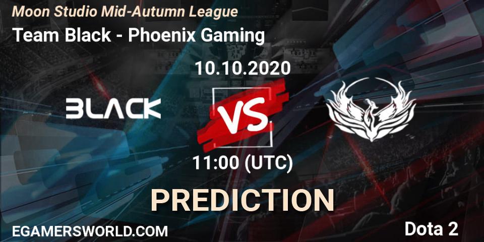 Team Black - Phoenix Gaming: прогноз. 10.10.20, Dota 2, Moon Studio Mid-Autumn League