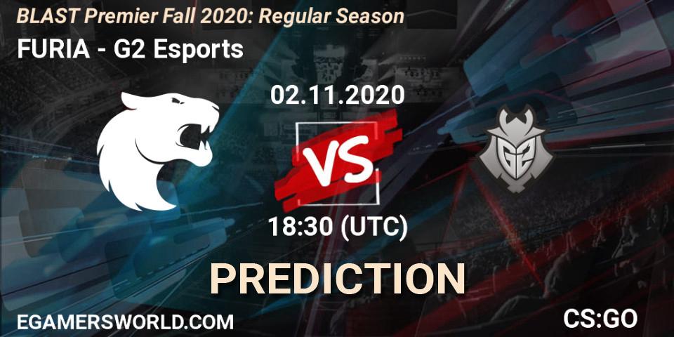 FURIA - G2 Esports: прогноз. 02.11.2020 at 21:30, Counter-Strike (CS2), BLAST Premier Fall 2020: Regular Season