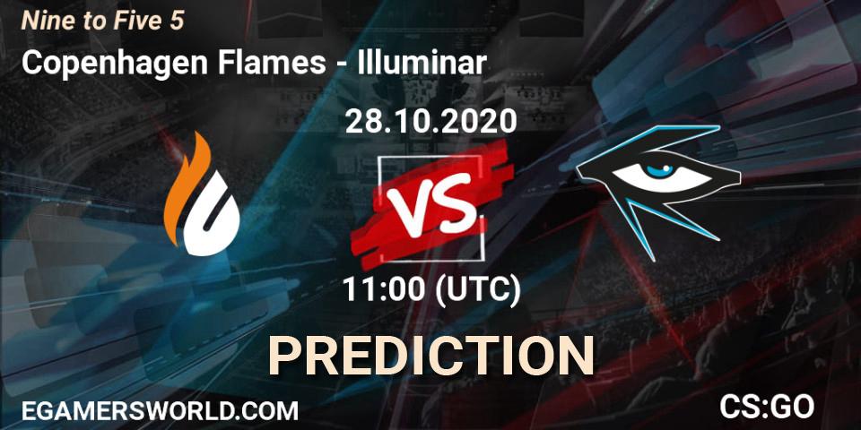 Copenhagen Flames - Illuminar: прогноз. 28.10.2020 at 11:00, Counter-Strike (CS2), Nine to Five 5