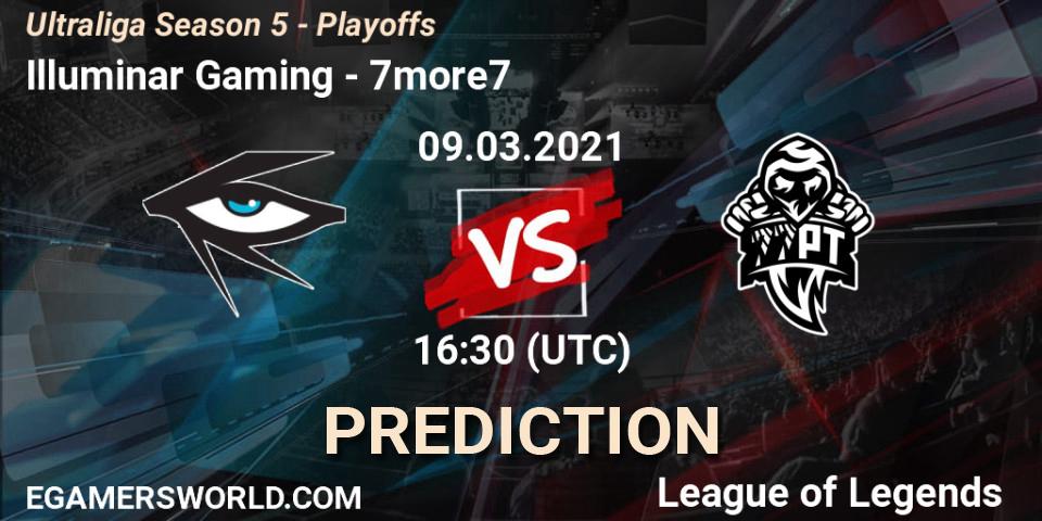 Illuminar Gaming - 7more7: прогноз. 09.03.2021 at 16:30, LoL, Ultraliga Season 5 - Playoffs