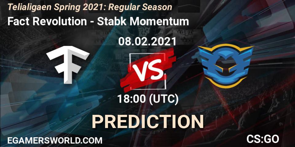 Fact Revolution - Stabæk Momentum: прогноз. 08.02.2021 at 18:00, Counter-Strike (CS2), Telialigaen Spring 2021: Regular Season